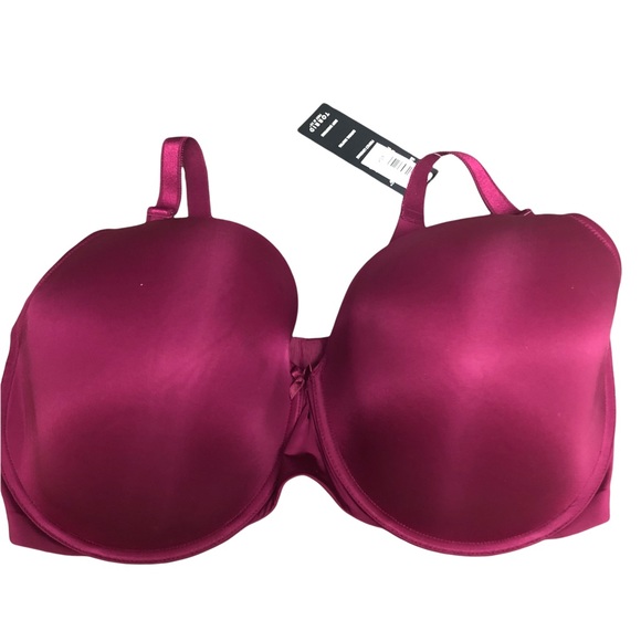 torrid Other - NWT Torrid Curve 360 Underwire Back Smoothing T-shirt Bra WinePink Size 40H (5D)